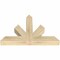 Ekena Millwork Saratoga Rough Sawn Timber Gable Bracket, Douglas Fir, 36"W x 24"H x 4"D x 4"F, 16/12 Pitch GBW036X24X0404SAR00RDF - alternate 2